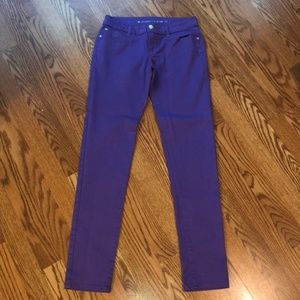 Celebrity Pink Junior's Skinny Jeans - Purple